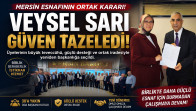 Başkan Veysel Sarı, üyelerinin büyük teveccühü, güçlü desteği ve ortak iradesiyle yeniden başkanlığa seçilerek güven tazeledi