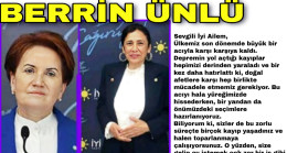 İYİ PARTİ ADANA MİLLETVEKİLİ A.ADAYI BERRİN ÜNLÜ: “SADECE SEÇİM DÖNEMİNDE DEĞİL! HER ZAMAN SİZİN YANINIZDA OLACAĞIM”