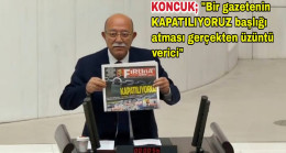İYİ PARTİ ADANA MİLLETVEKİLİ İSMAİL KONCUK; TÜRKİYE BÜYÜK MİLLET MECLİSİ’NDE SESLENEREK MAĞDUR EDİLEN HAFTALIK, 15 GÜNLÜK, AYLIK GAZETELERİN SESİ OLDU.