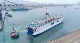 ŞUBAT DEPREMLERİNİN ARDINDAN DEPREMZEDELERE BARINMA İMKANI SAĞLAYAN MSC AURELIA GEMİSİ, İSKENDERUN’DAN AYRILDI