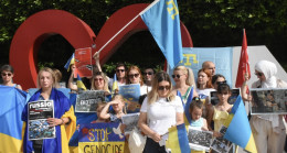 ADANA’DA YAŞAYAN UKRAYNALILAR, RUSYA’NIN SALDIRILARINA TEPKİ GÖSTERDİ