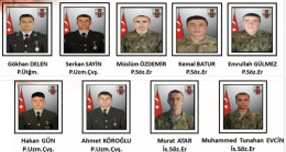 PENÇE-KİLİT HAREKÂT BÖLGESİNDE ÇIKAN ÇATIŞMADA ŞEHİT OLAN 9 ASKERİMİZ