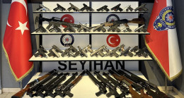 ADANA’DA RUHSATSIZ 50 SİLAH ELE GEÇİRİLDİ