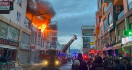 MERSİN’DE BİR İŞ YERİNDE YANGIN ÇIKTI