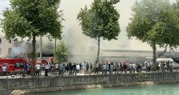 Adana’da yangında evlerinde mahsur kalan 4 kişi kurtarıldı