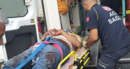 Adana’da kayalıktan düşen kişi yaralandı