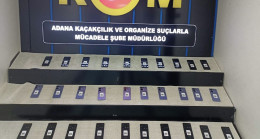 Adana’da 30 kaçak cep telefonu ele geçirildi