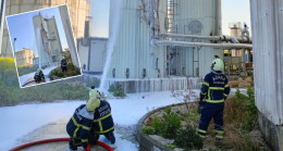 Adana’da sıvılaştırılmış doğal gaz (LNG) depolama tankında çıkan yangın itfaiye ekiplerince söndürüldü