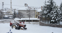Adana’nın yüksek kesimlerinde kar etkili oldu
