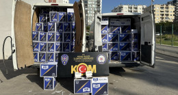 Adana’da durdurulan2 panelvanda 4 milyon 880 bin makaron ele geçirildi