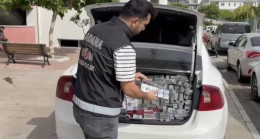 Adana’da iki araçta 20 bin 500 paket kaçak sigara ele geçirildi