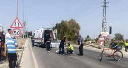 Mersin’de otomobilin çarptığı bisikletli hayatını kaybetti