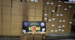 Adana’da 18 milyon 330 bin makaron ele geçirildi, gözaltına alınan 2 zanlıdan 1’i tutuklandı