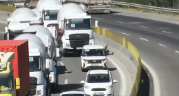 Adana’da otoyolda şerit ihlali yapan sürücüler dronla tespit edildi