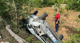Mersin’de uçuruma devrilen otomobildeki 5 kişi yaralandı