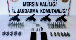 Mersin’de 70 tabanca ele geçirilen operasyona ilişkin bir suç örgütü elebaşı yakalandı