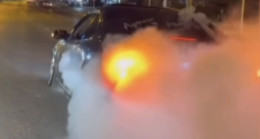 Adana’da trafik güvenliğini tehlikeye düşüren gelin arabasının sürücüsüne ceza