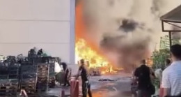 Adana’da markete ait depoda çıkan yangın söndürüldü