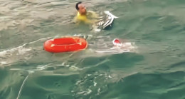 Mersin’de uçurtma sörfü yaparken boğulma tehlikesi geçiren kişi kurtarıldı