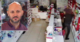 Mersin’de bir kişi eczane çalışanını sopayla darp etti