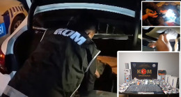 Hatay’da otomobilin LPG tankı ve tavan döşemesinde kaçak ürünler bulundu