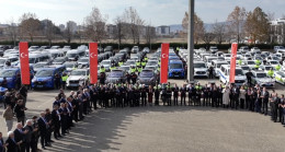 Gaziantep’te emniyet ve jandarma teşkilatının filosuna 259 araç eklendi