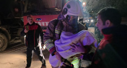 Hatay’da 5 katlı binada çıkan yangında mahsur kalan 30 kişi kurtarıldı