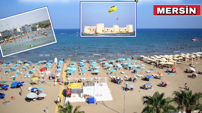 MERSİN KIZKALESİ’NDE  BAYRAM HAREKETLİLİĞİ YAŞANIYOR