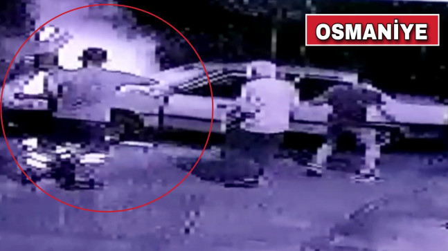 OSMANİYE’DE BİR AKARYAKIT İSTASYONUNDA OTOMOBİLDE YANGIN ÇIKTI