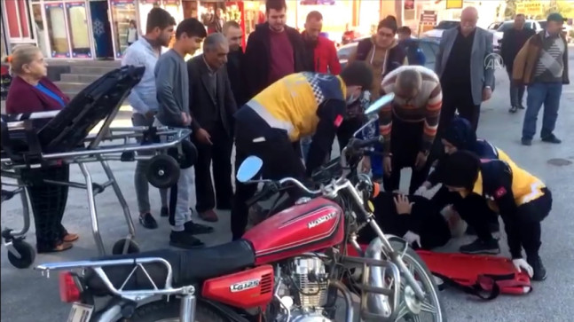 ADANA’DA OTOMOBİL VE MOTOSİKLETİN ÇARPIŞMASI SONUCU 1 KİŞİ YARALANDI