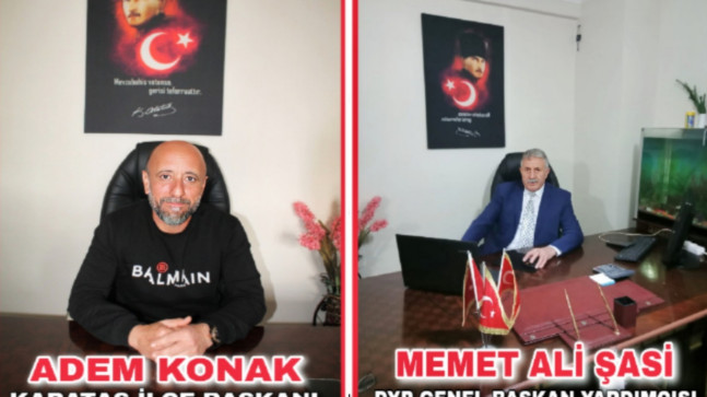 DOĞRUYOL PARTİSİ KARATAŞ İLÇE BAŞKANI ADEM KONAK SEÇİLDİ