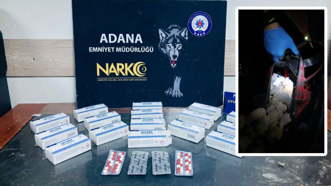 ADANA’DA BİR OTOMOBİLDE 896 UYUŞTURUCU HAP ELE GEÇİRİLDİ 5 KİŞİ TUTUKLANDI