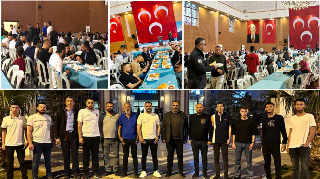 ÜLKÜ OCAKLARINDAN İFTAR YEMEĞİ çok sayıda milletvekilleri,iş insanları ve vatandaş katıldı.