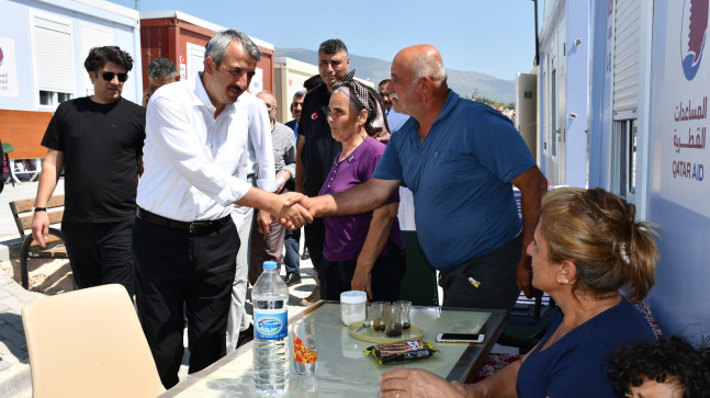 HATAY’DA YAPIMI TAMAMLANAN KATAR-2 KONTEYNER KENTİ’NİN TESLİMİ YAPILDI