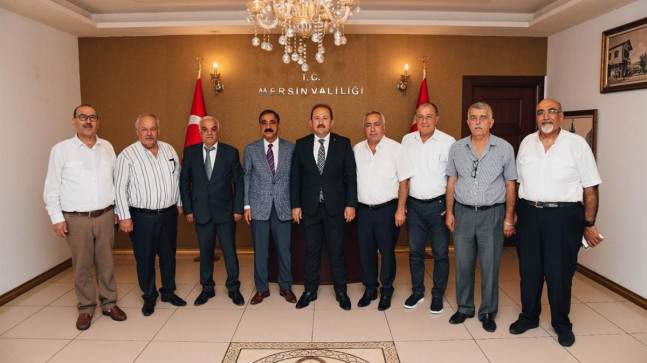 MERSİN ESNAF VE SANATKARLAR ODALARI BİRLİĞİ BAŞKANI VEYSEL SARI’DAN, VALİ ALİ HAMZA PEHLİVAN’A ZİYARET