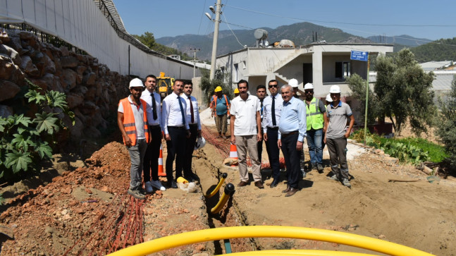 MERSİN’NİN BOZYAZI İLÇESİNDE, DOĞALGAZ KULLANIMI İÇİN ÇALIŞMALAR BAŞLATILDI