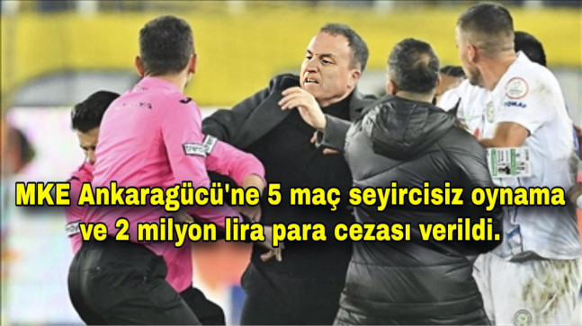 HAKEM HALİL UMUT MELER’E SALDIRAN FARUK KOCA, FUTBOLDAN ÖMÜR BOYU MEN EDİLDİ
