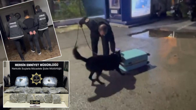 MERSİN’DE VALİZİNDE 23 KİLO 100 GRAM ESRAR ELE GEÇİRİLEN ŞÜPHELİ TUTUKLANDI…