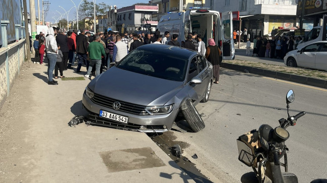 MERSİN’İN TARSUS İLÇESİNDE OTOMOBİLİN ÇARPTIĞI BİSİKLETİN SÜRÜCÜSÜ HAYATINI KAYBETTİ, 5 YAŞINDAKİ YEĞENİ YARALANDI