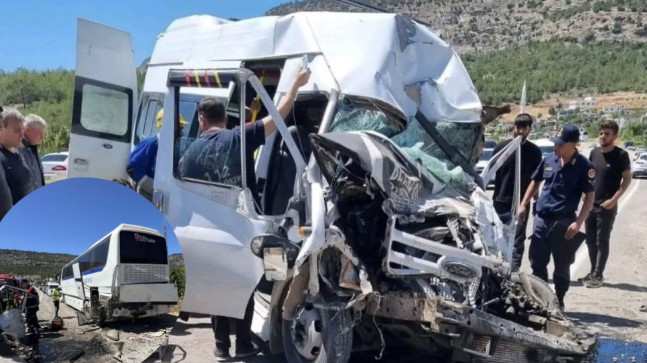 Mersin’de minibüsün yol kenarındaki otobüse çarpması sonucu 1 kişi hayatını kaybetti, 2 kişi yaralandı.