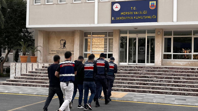 Mersin’de terör örgütü PKK/KCK operasyonunda 5 zanlı tutuklandı