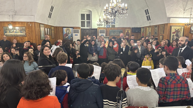 Hatay’da Ortodoks Kilisesi’nde geleneksel Noel hediyeleri dağıtıldı