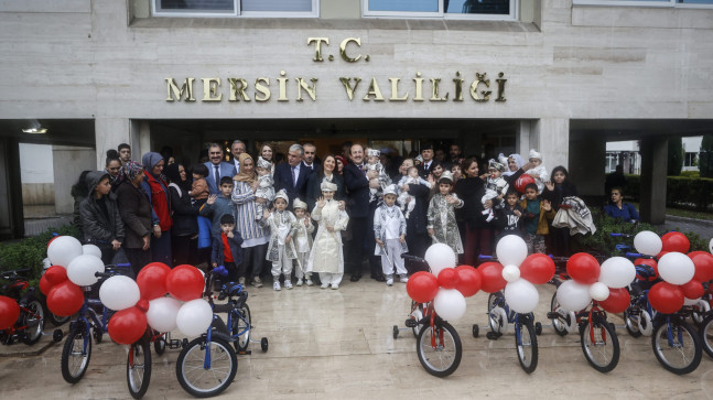 Mersin’de 20 çocuk için sünnet töreni düzenlendi