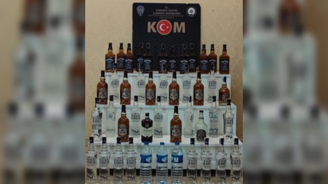 Osmaniye’de dükkanında kaçak ve sahte içki ele geçirilen iş yeri sahibi tutuklandı