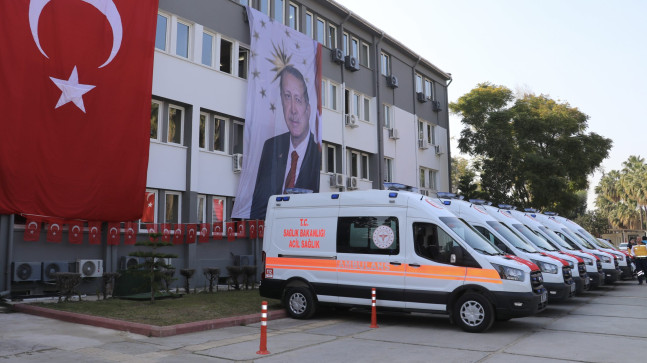 Adana İl Sağlık Müdürlüğüne 17 yeni araç tahsis edildi