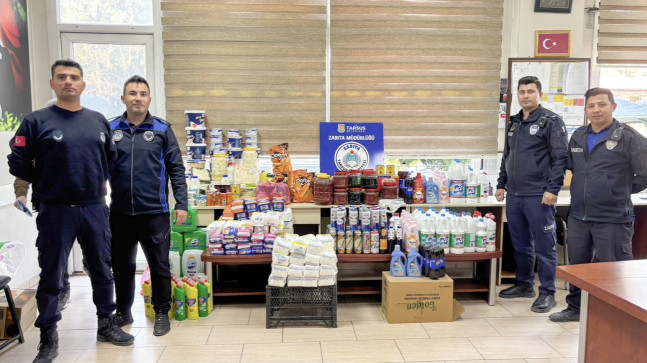 Mersin’de son kullanma tarihi geçmiş 1500 gıda ve temizlik ürünü ele geçirildi