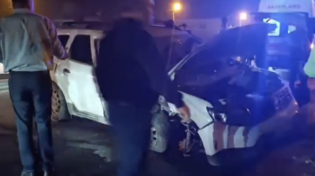 Hatay’da iki otomobilin çarpıştığı kazada 6 kişi yaralandı