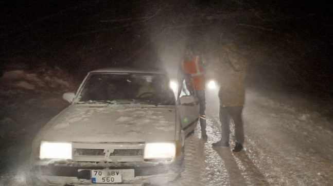 Mersin’de tipide mahsur kalan 2 kişi kurtarıldı