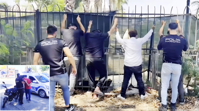 Adana’da uyuşturucuyla mücadele uygulamasında 63 zanlı yakalandı