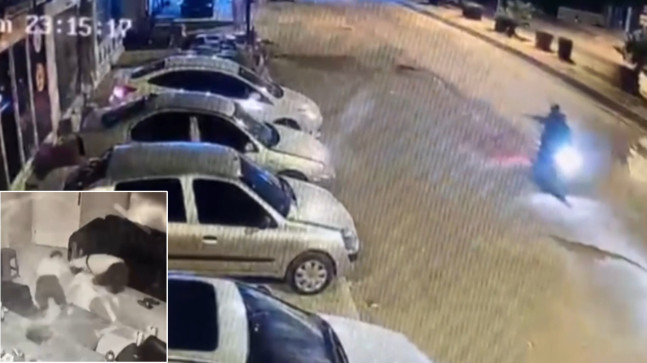 ADANA’DA BİR OTOGALERİYE MOTOSİKLETLİ ŞÜPHELİLER OTOMOTİK SİLAHLA KURŞUN YAĞDIRDI